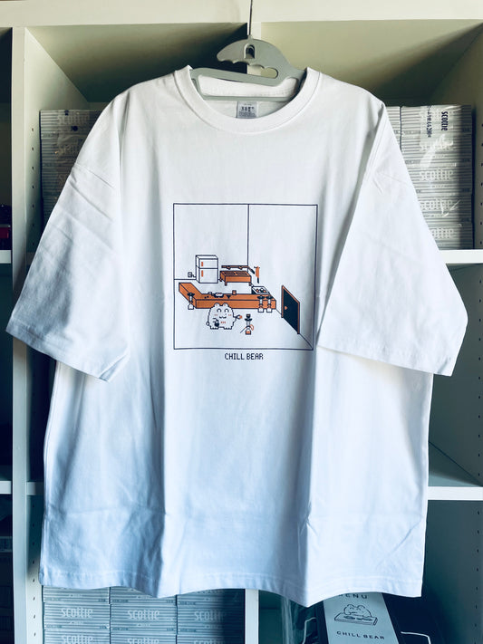 チルベアドット絵ビッグシルエットTシャツ